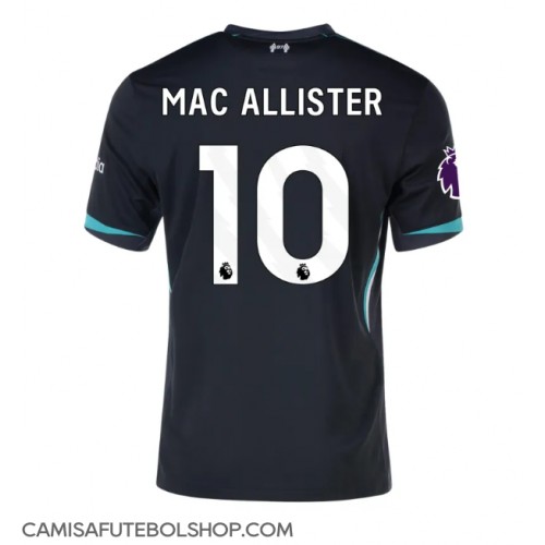 Camisa de time de futebol Liverpool Alexis Mac Allister #10 Replicas 2º Equipamento 2024-25 Manga Curta